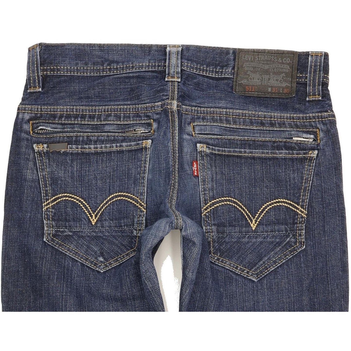 Levi's 511 Men Blue Straight Slim Jeans W31 L29