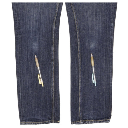 Levi's 511 Men Blue Straight Slim Jeans W31 L29