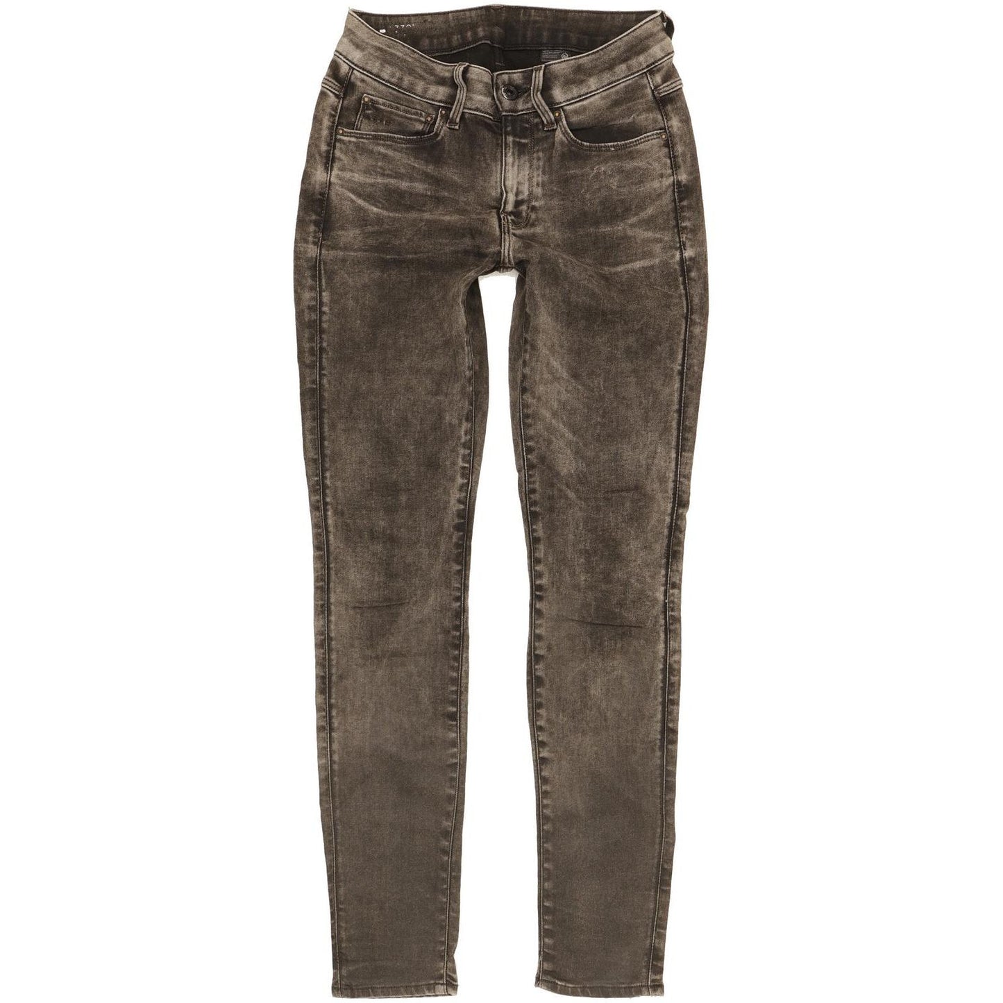 G-Star 3301 Women Charcoal Skinny Slim Stretch Jeans W26 L30
