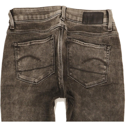 G-Star 3301 Women Charcoal Skinny Slim Stretch Jeans W26 L30