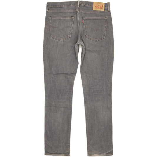Levi's 511 Men Grey Straight Slim Stretch Jeans W36 L34