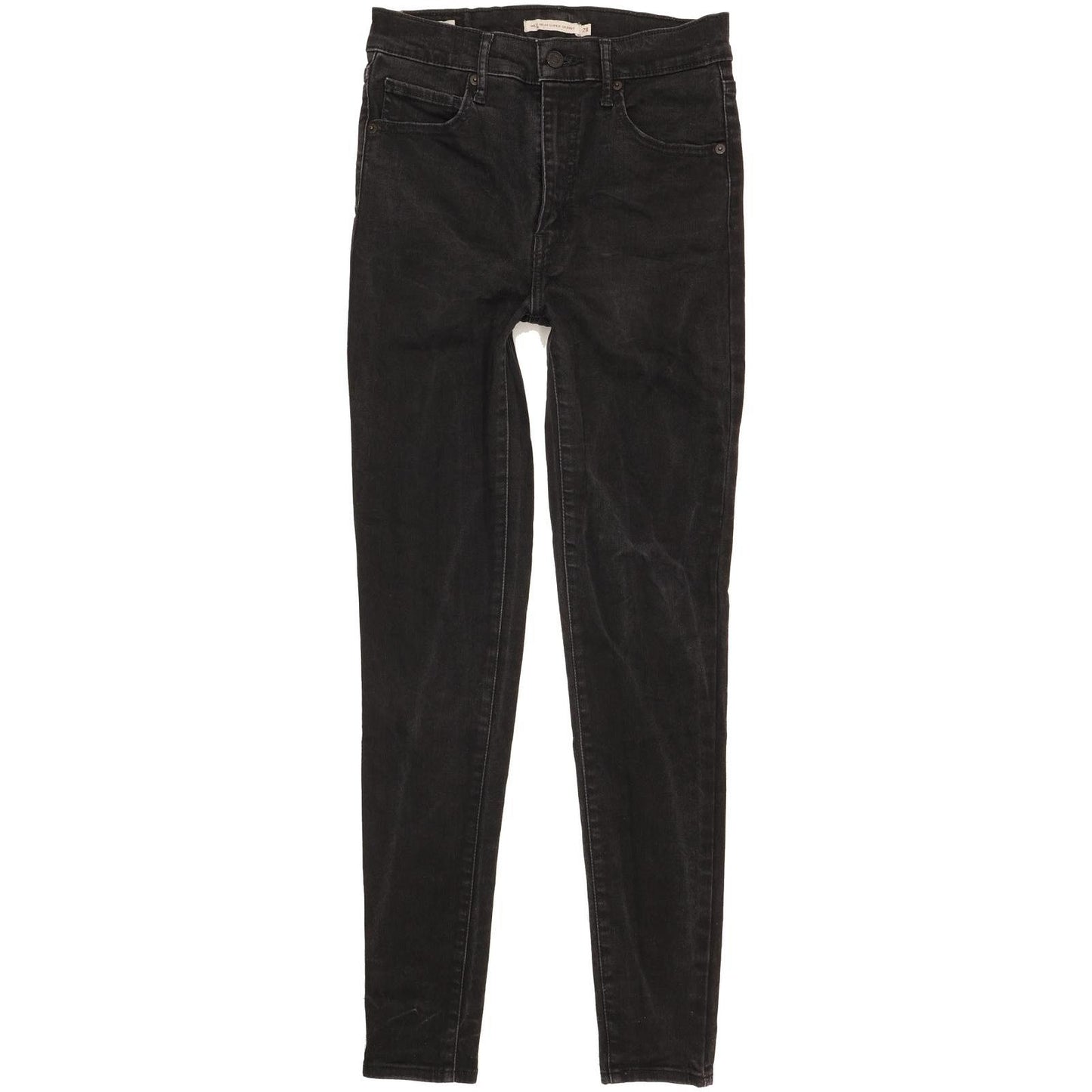 Levi's Mile Black Skinny Slim Stretch Jeans High Waisted W28 L30