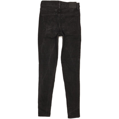 Levi's Mile Black Skinny Slim Stretch Jeans High Waisted W28 L30