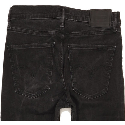 Levi's Mile Black Skinny Slim Stretch Jeans High Waisted W28 L30
