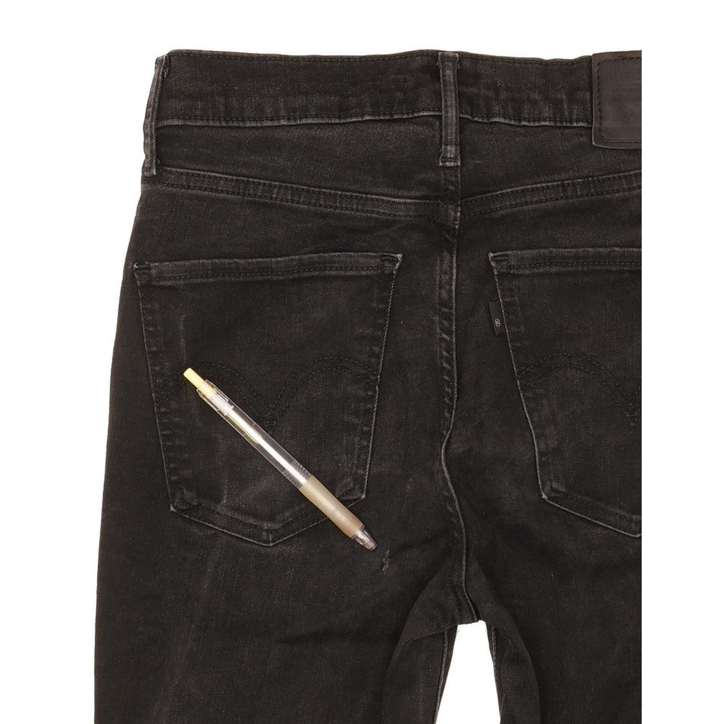 Levi's Mile Black Skinny Slim Stretch Jeans High Waisted W28 L30