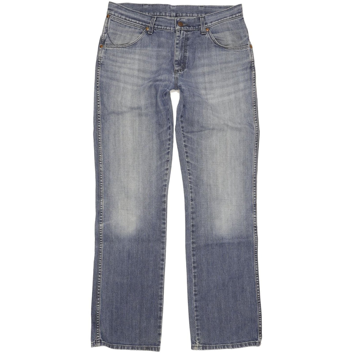 Wrangler Alaska Men Blue Straight Regular Jeans W33 L34