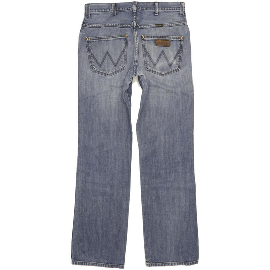 Wrangler Alaska Men Blue Straight Regular Jeans W33 L34