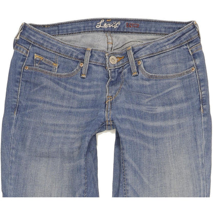 Levi's Women Blue Skinny Slim Stretch Jeans W25 L32