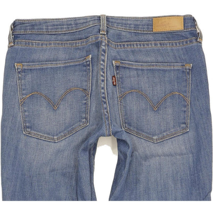 Levi's Women Blue Skinny Slim Stretch Jeans W25 L32
