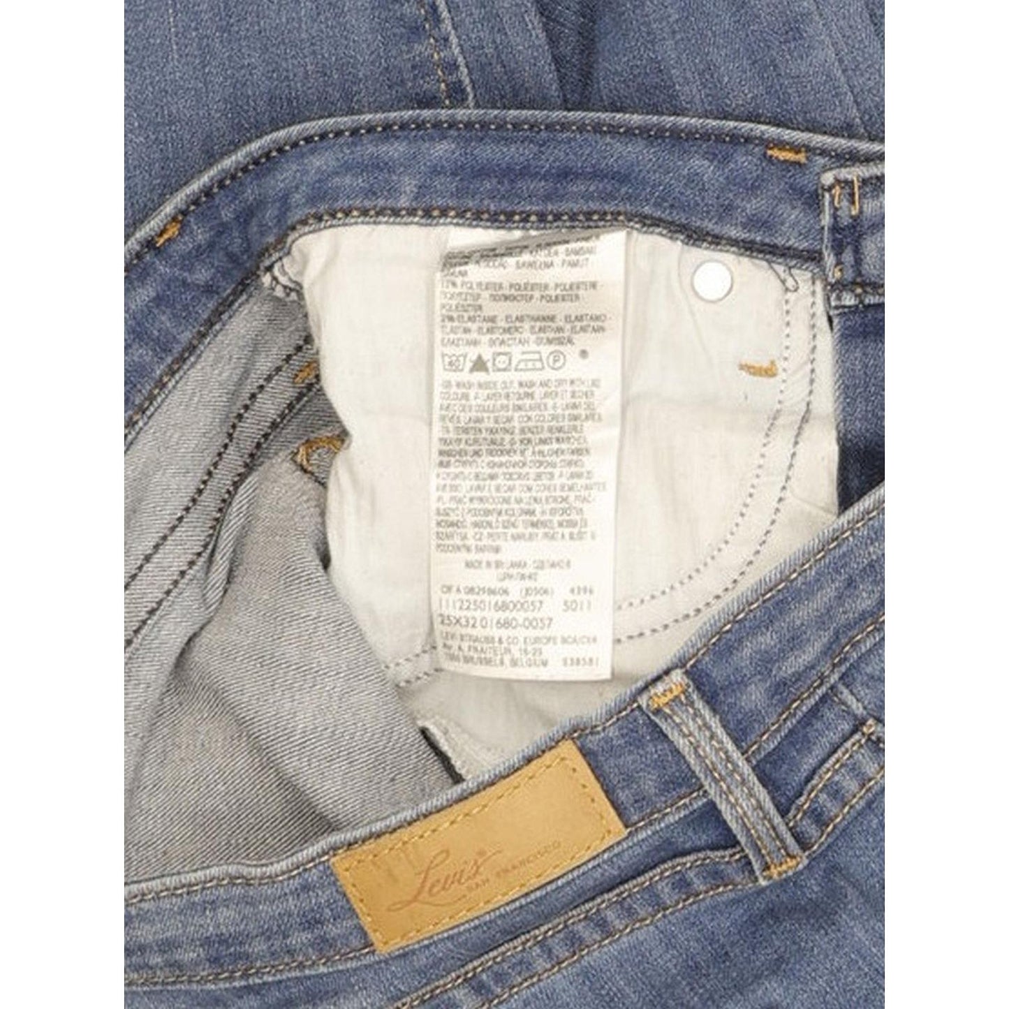 Levi's Women Blue Skinny Slim Stretch Jeans W25 L32