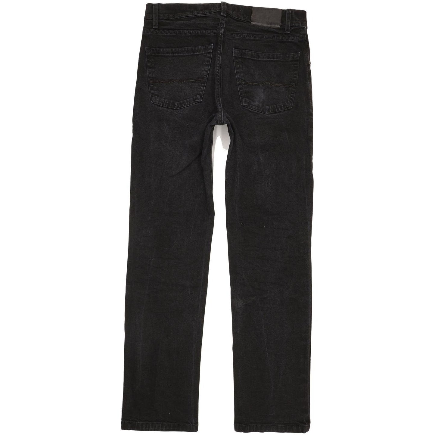 Pioneer Rando Men Black Straight Regular Stretch Jeans W32 L32