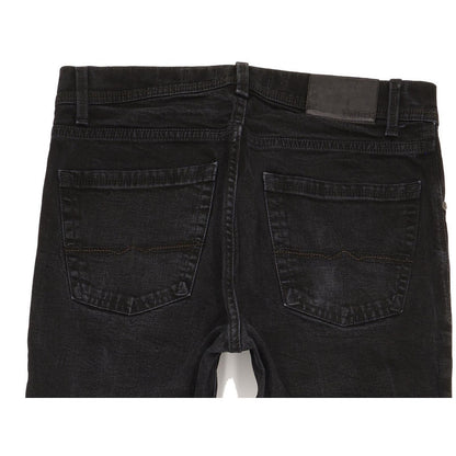 Pioneer Rando Men Black Straight Regular Stretch Jeans W32 L32