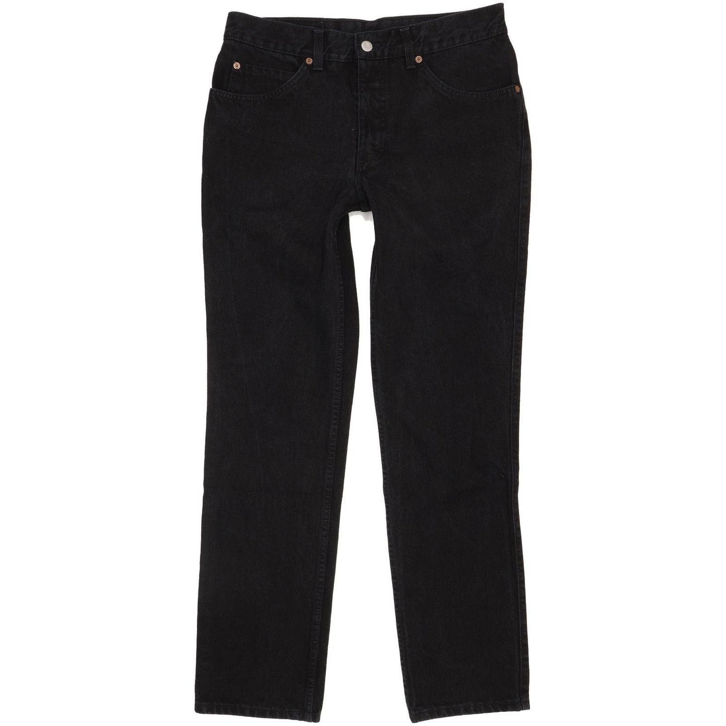 Mustang Men Black Straight Regular Jeans W33 L31