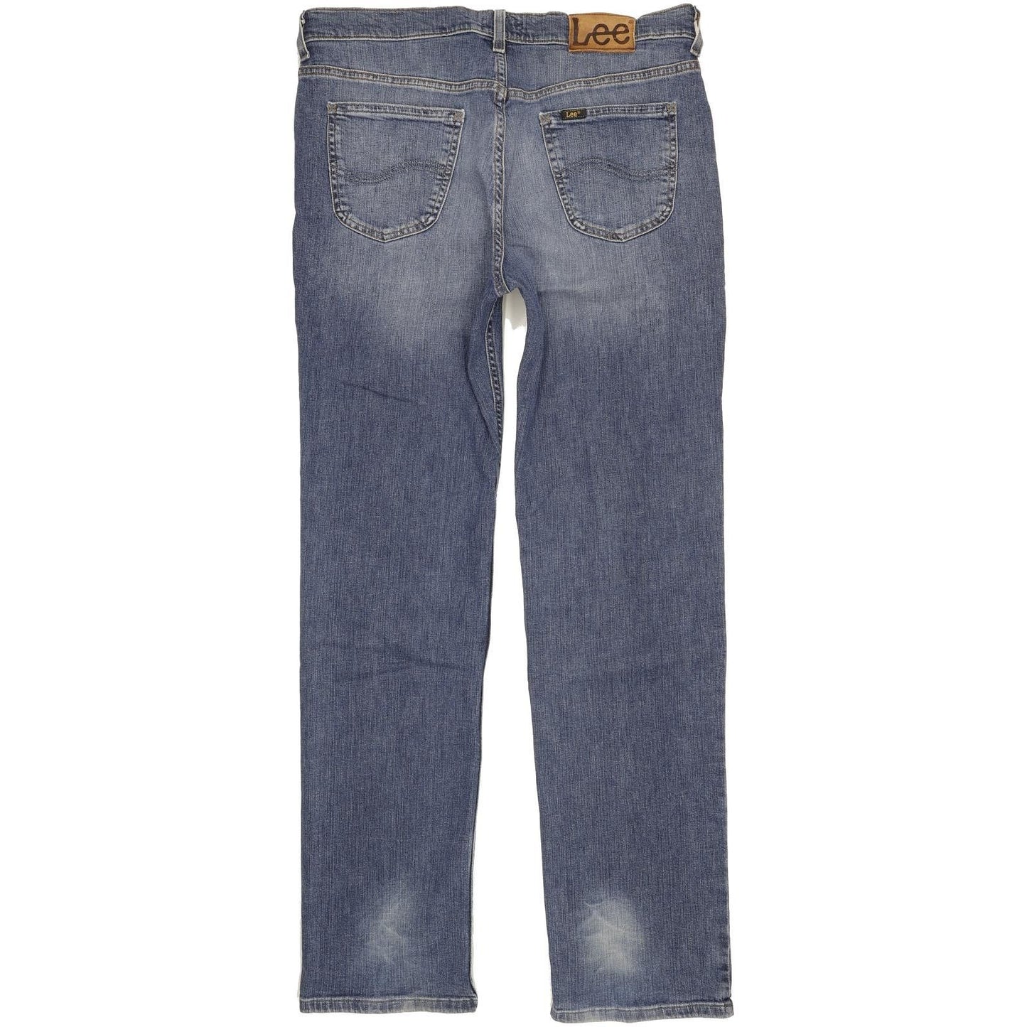 Lee Chicago Men Blue Straight Regular Stretch Jeans W34 L33
