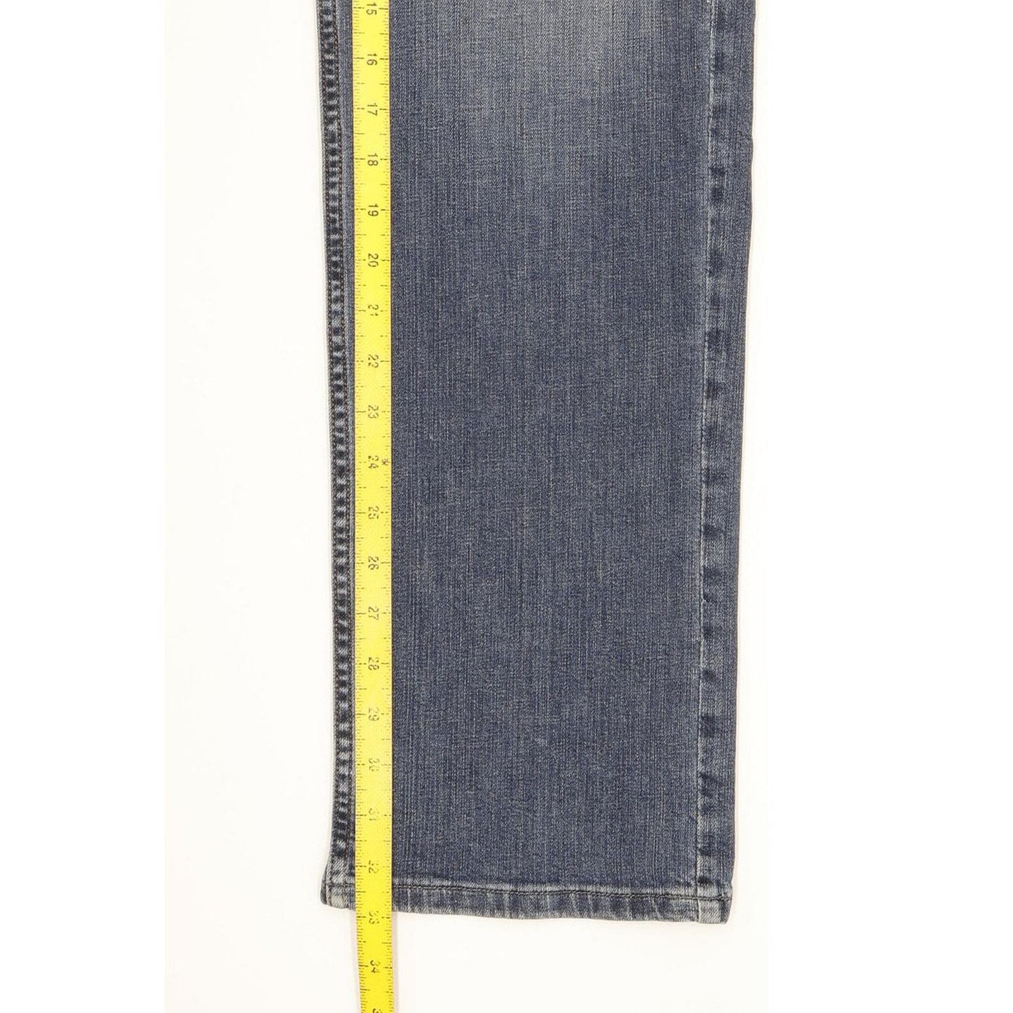 Lee Chicago Men Blue Straight Regular Stretch Jeans W34 L33
