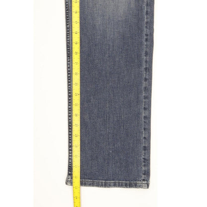 Lee Chicago Men Blue Straight Regular Stretch Jeans W34 L33