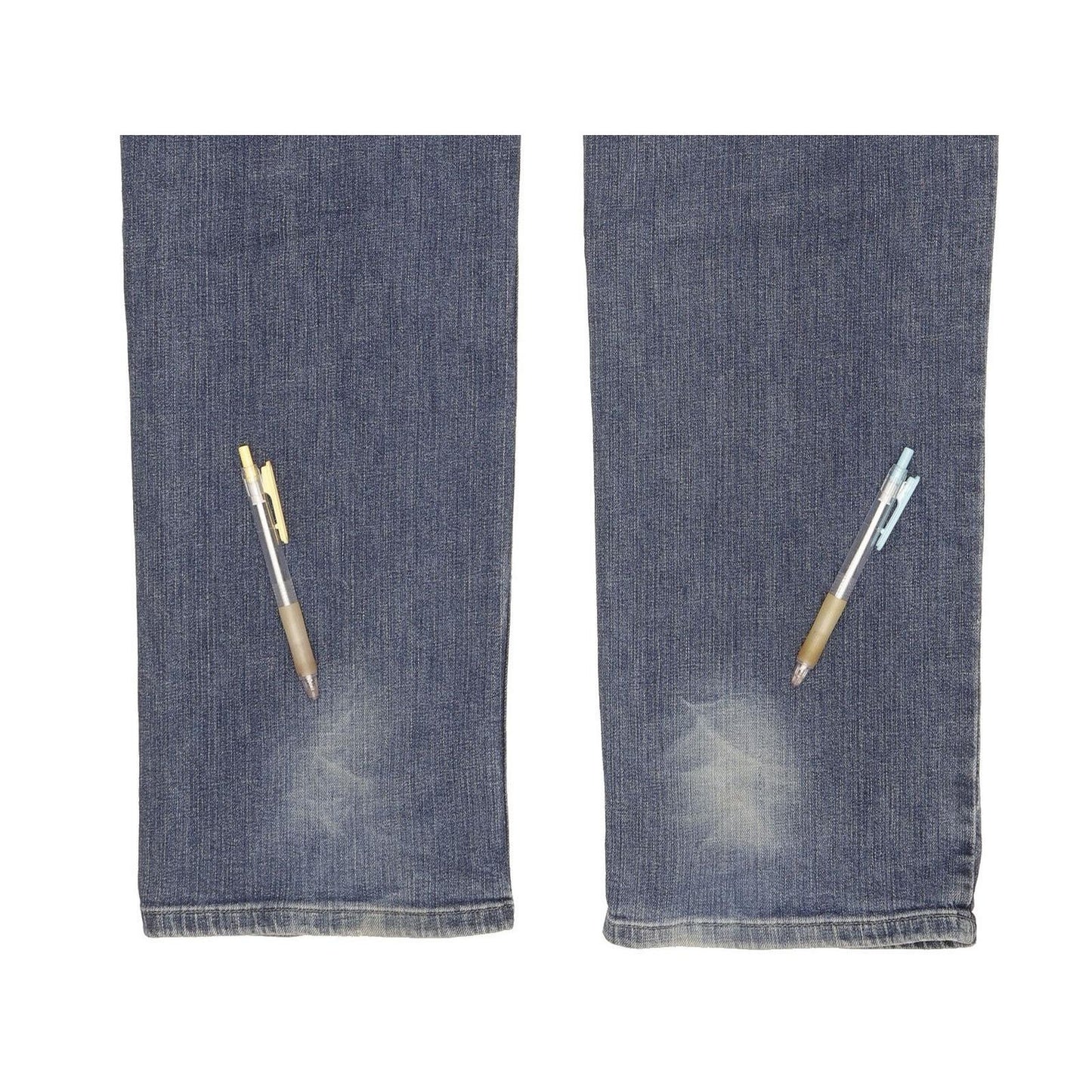 Lee Chicago Men Blue Straight Regular Stretch Jeans W34 L33