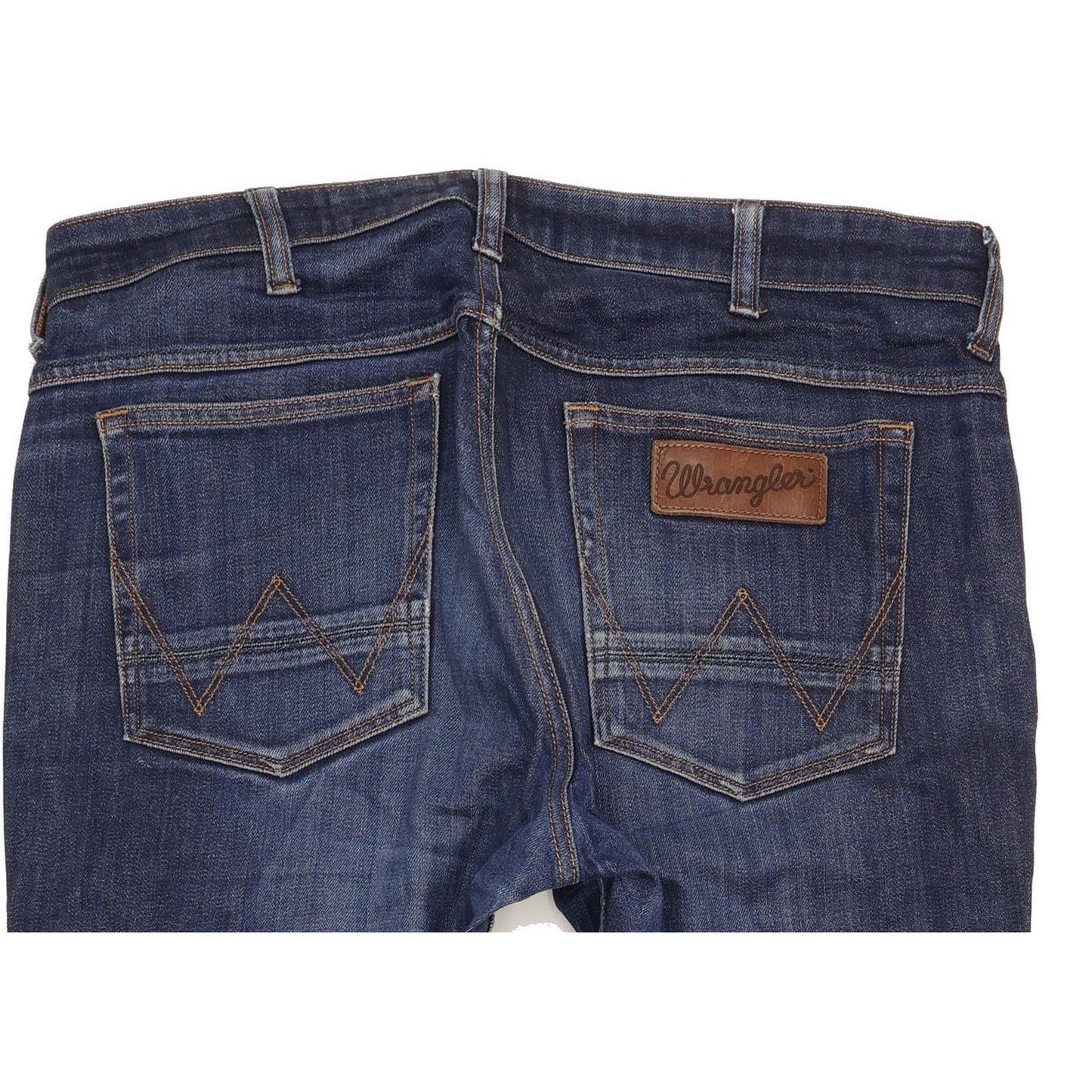 Wrangler Greensboro Men Blue Straight Regular Stretch Jeans W34 L30