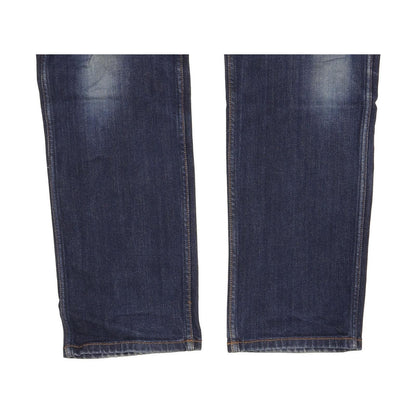 Wrangler Greensboro Men Blue Straight Regular Stretch Jeans W34 L30