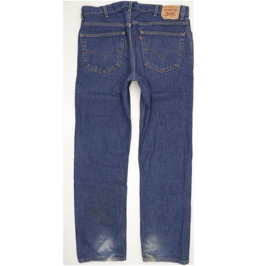 Levi's 505 Men Blue Straight Regular Jeans W38 L34