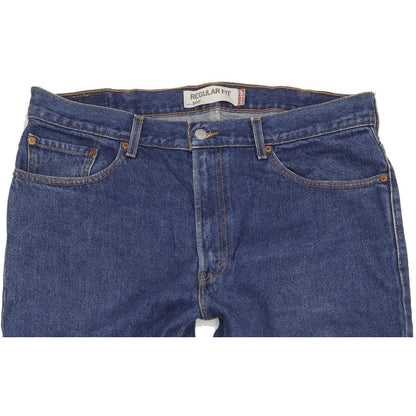 Levi's 505 Men Blue Straight Regular Jeans W38 L34