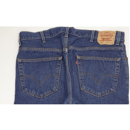 Levi's 505 Men Blue Straight Regular Jeans W38 L34