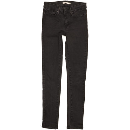 Levi's Slimming Women Black Skinny Slim Jeans W27 L31