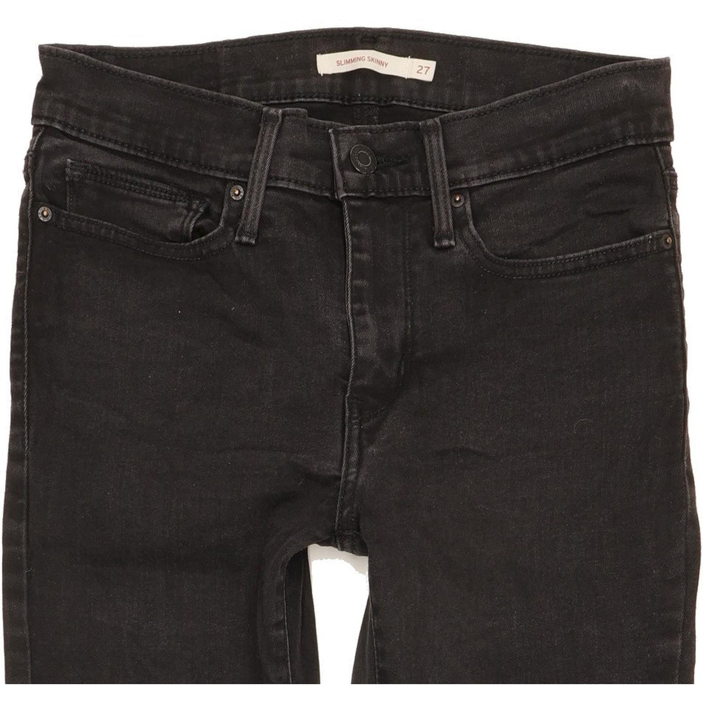Levi's Slimming Women Black Skinny Slim Jeans W27 L31