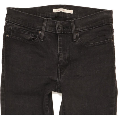 Levi's Slimming Women Black Skinny Slim Jeans W27 L31