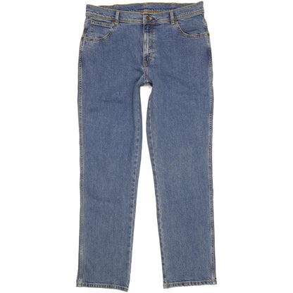 Wrangler Men Blue Straight Regular Stretch Jeans W36 L32