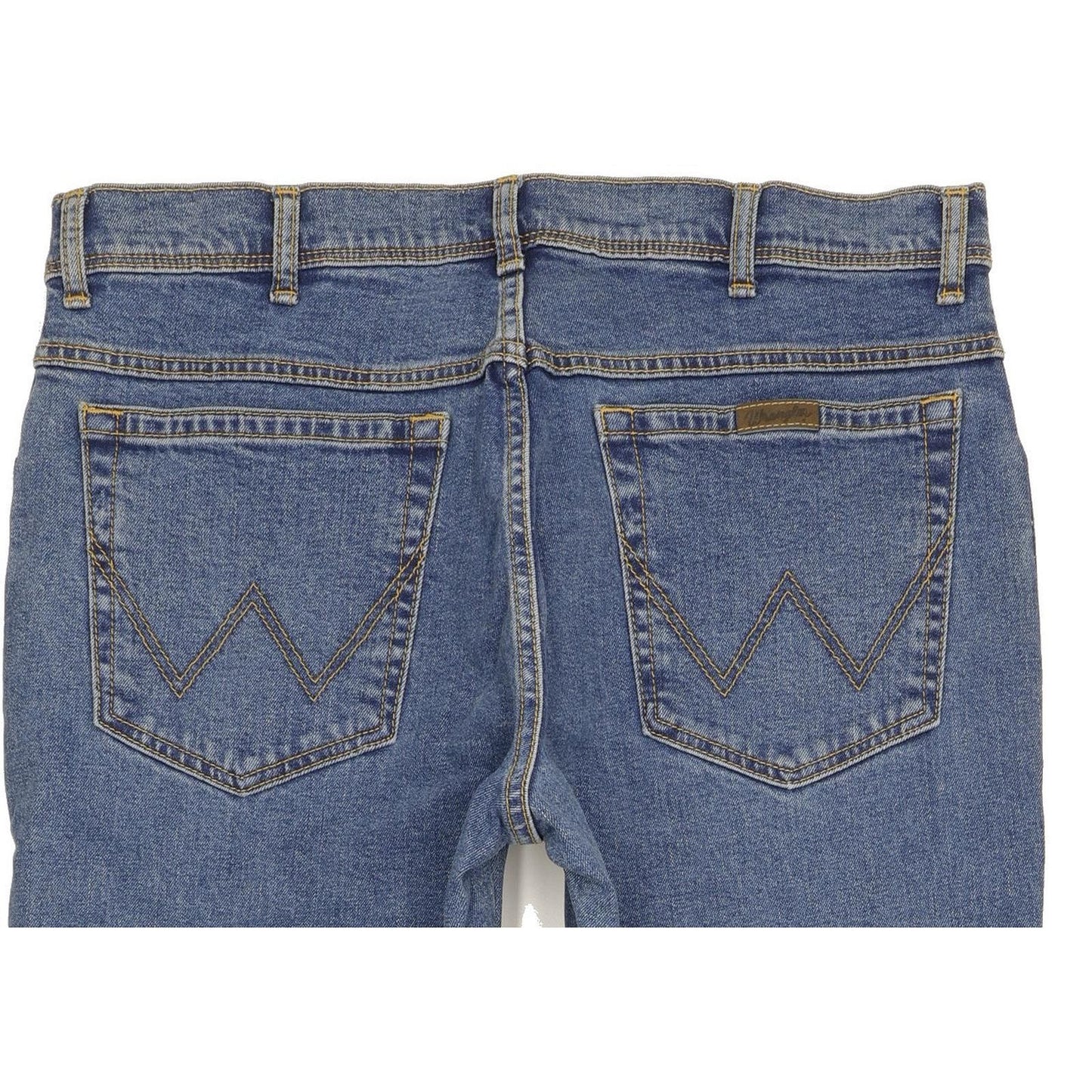 Wrangler Men Blue Straight Regular Stretch Jeans W36 L32