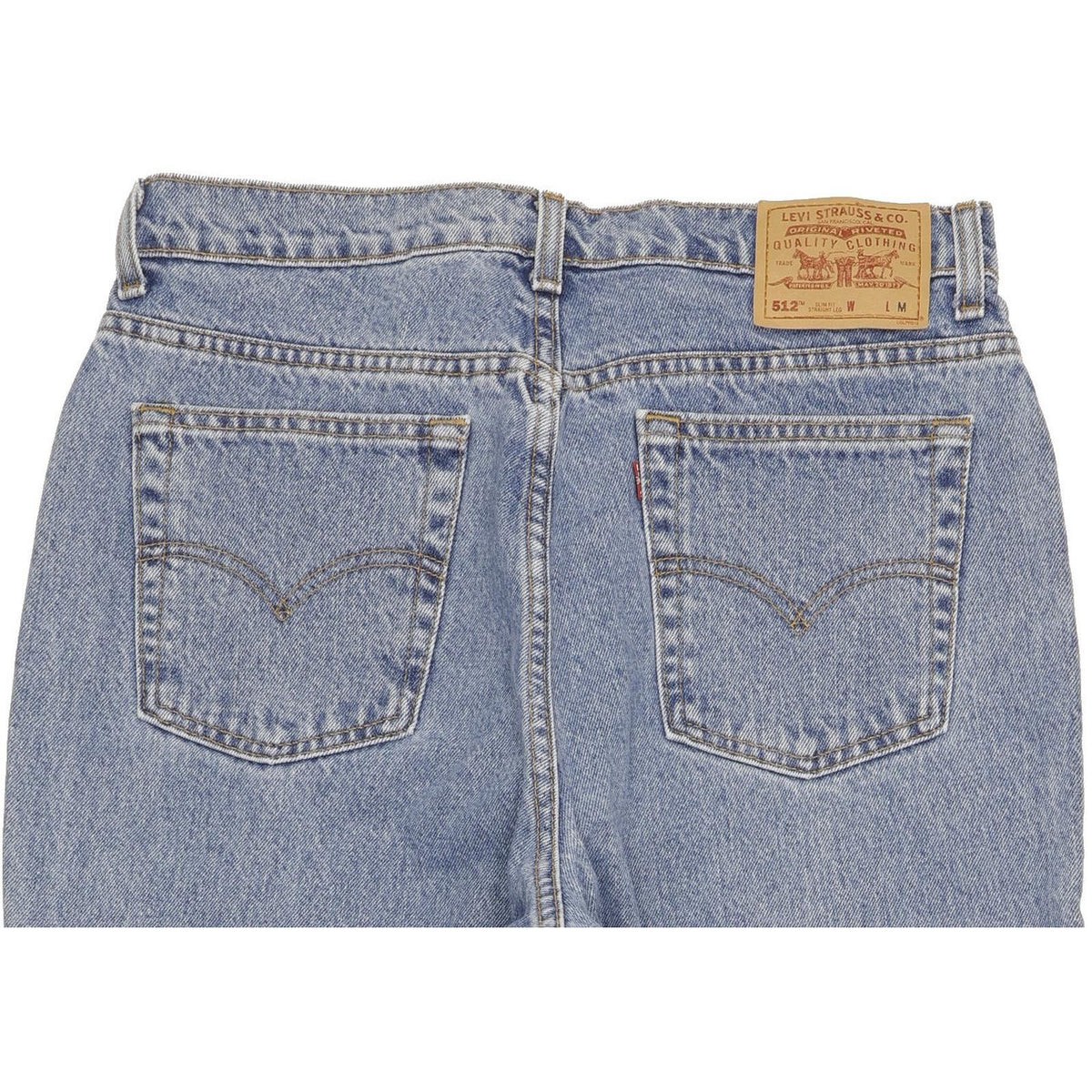 Levi's 512 Blue Skinny Slim Mom Jeans High Waisted W32 L30
