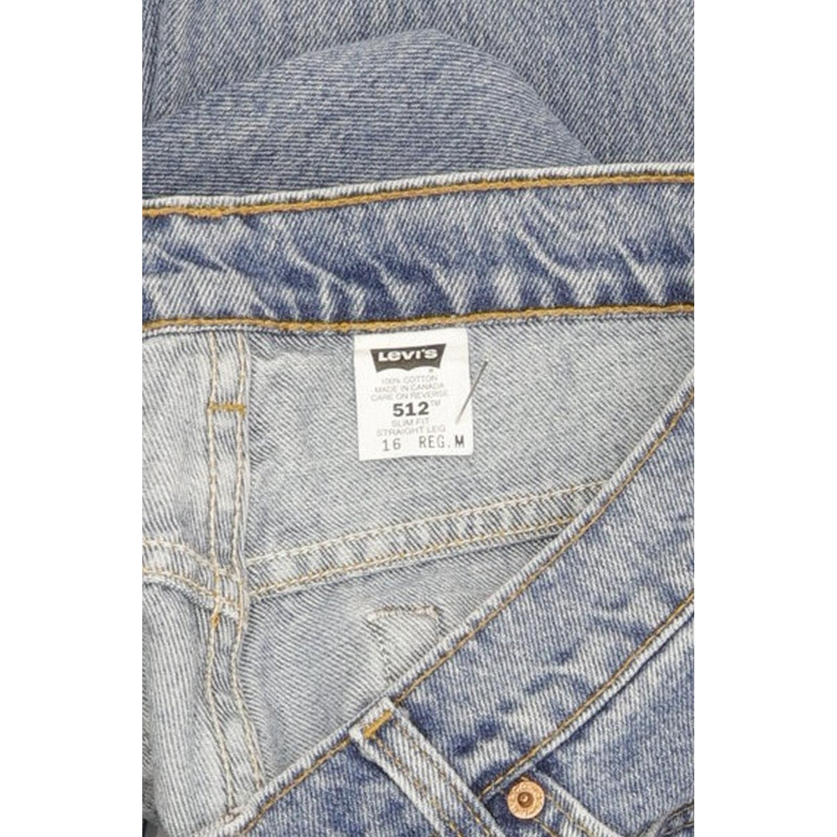Levi's 512 Blue Skinny Slim Mom Jeans High Waisted W32 L30