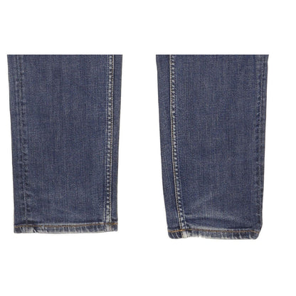 Mustang Oregon Men Blue Tapered Slim Stretch Jeans W36 L34
