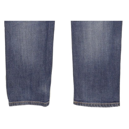 Mustang Oregon Men Blue Tapered Slim Stretch Jeans W36 L34