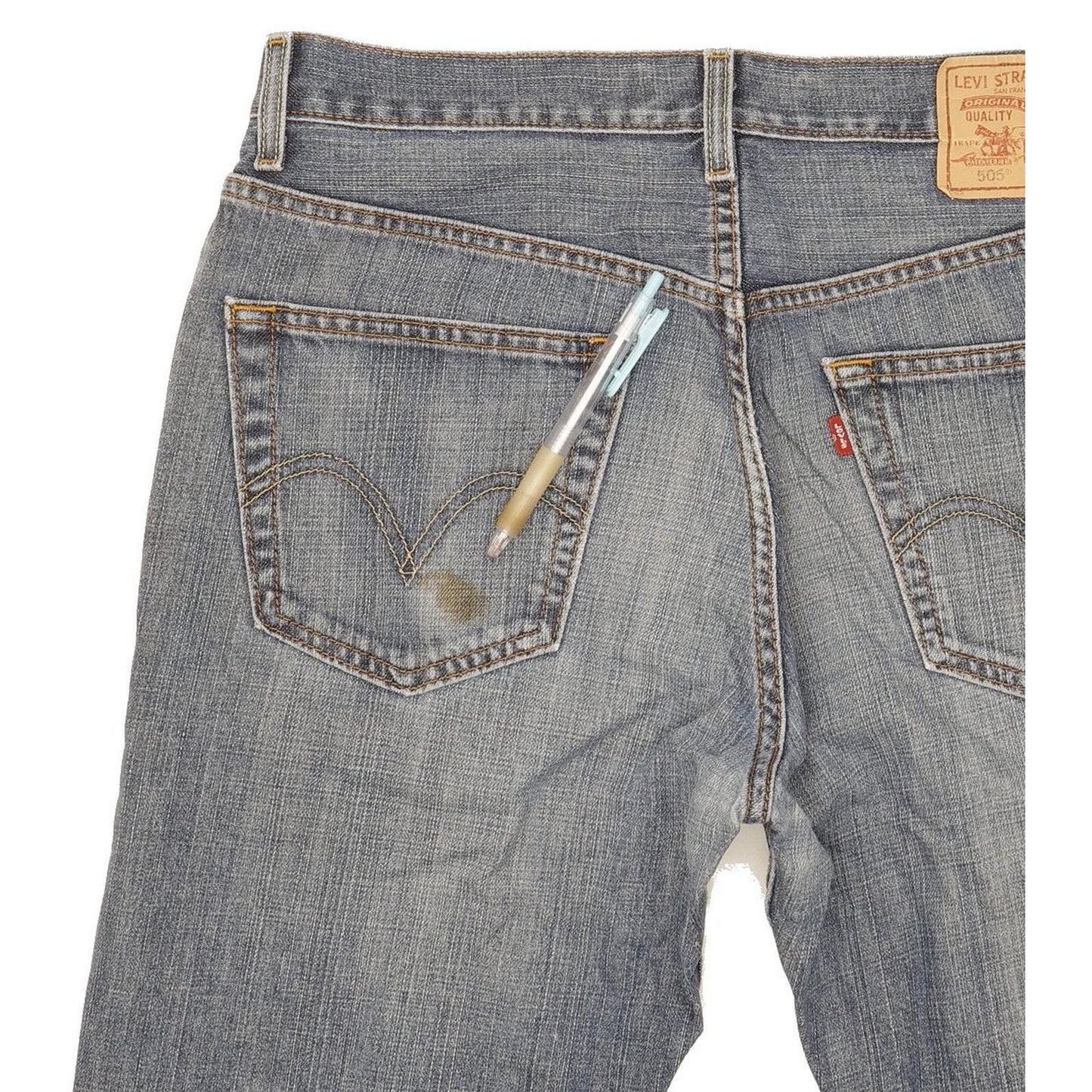 Levi's 505 Men Blue Straight Regular Jeans W32 L31