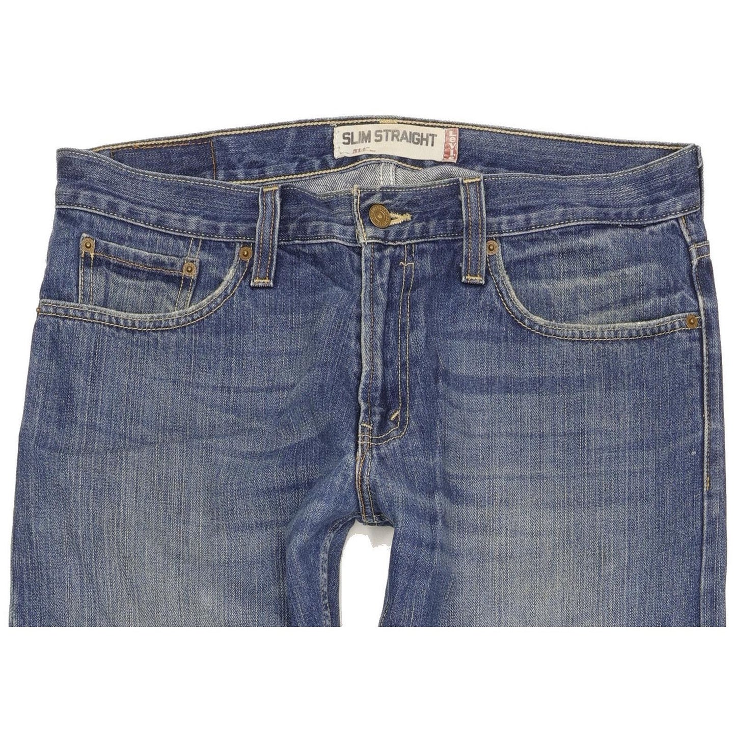 Levi's 514 Men Blue Straight Slim Jeans W34 L32