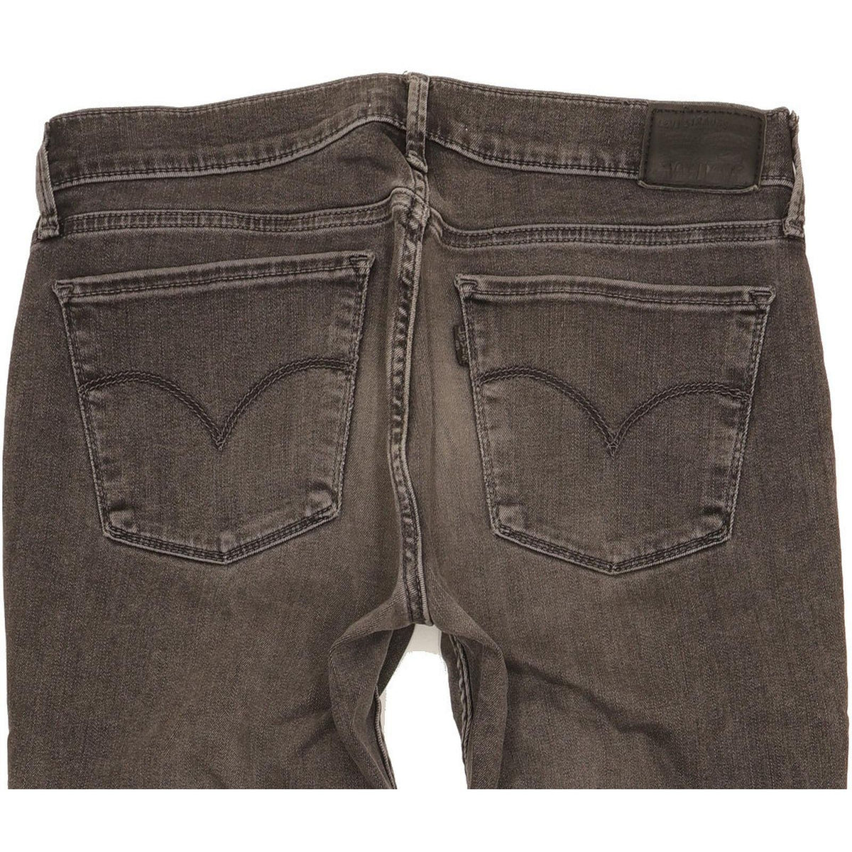 Levi's 710 Super Women Charcoal Skinny Slim Stretch Jeans W29 L31