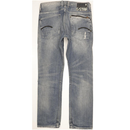G-Star Attacc Men Blue Straight Regular Jeans W34 L32