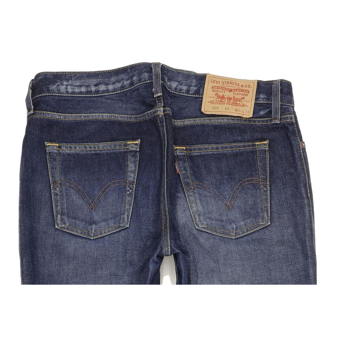 Levi's 529 Women Blue Bootcut Slim Jeans W31 L32