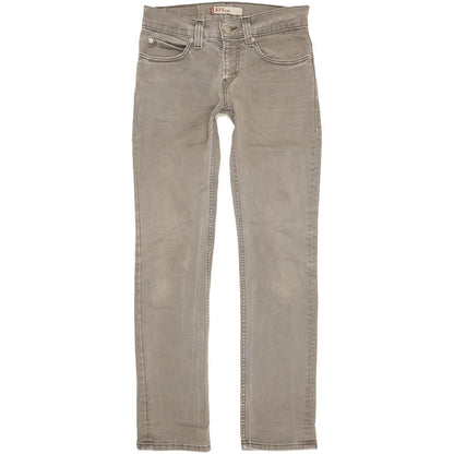 Levi's 511 Men Grey Straight Slim Stretch Jeans W30 L32