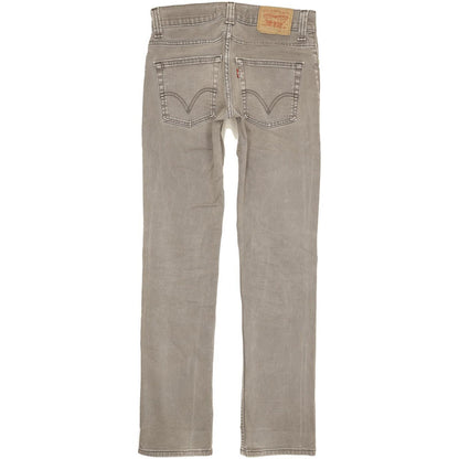 Levi's 511 Men Grey Straight Slim Stretch Jeans W30 L32