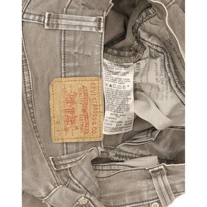 Levi's 511 Men Grey Straight Slim Stretch Jeans W30 L32