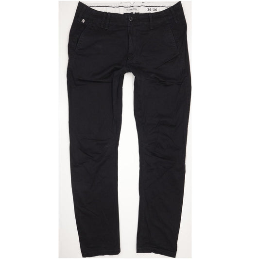 G-Star Vetar Men Black Straight Relaxed Chino Stretch Jeans W36 L34