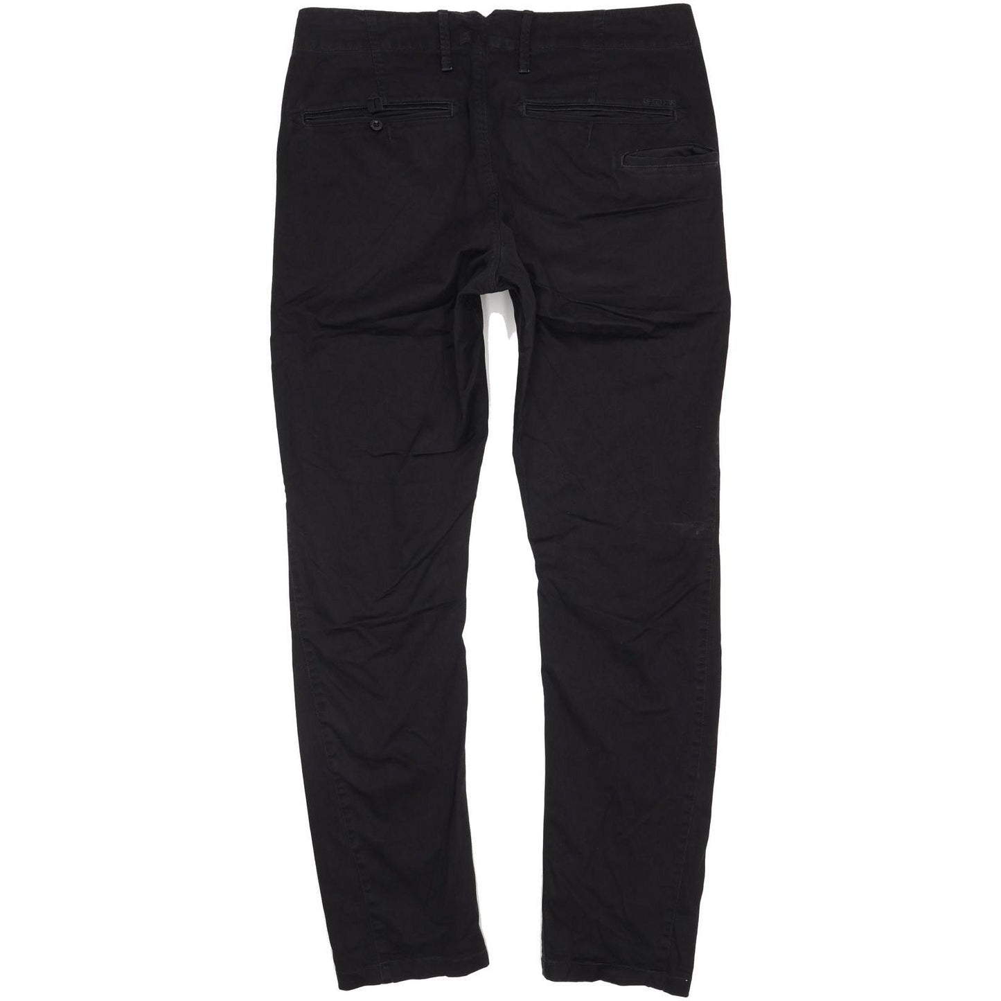 G-Star Vetar Men Black Straight Relaxed Chino Stretch Jeans W36 L34