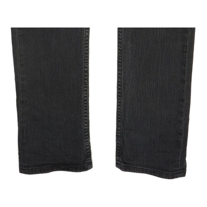 Levi's Men Black Straight Slim Stretch Jeans W33 L34
