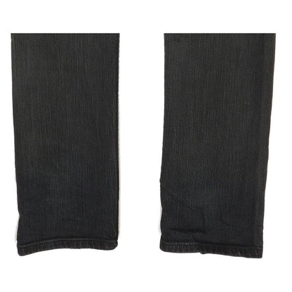 Levi's Men Black Straight Slim Stretch Jeans W33 L34