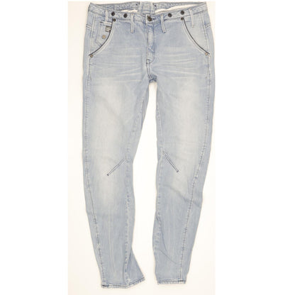 G-Star Arc 3D Women Blue Tapered Slim Stretch Jeans W28 L32