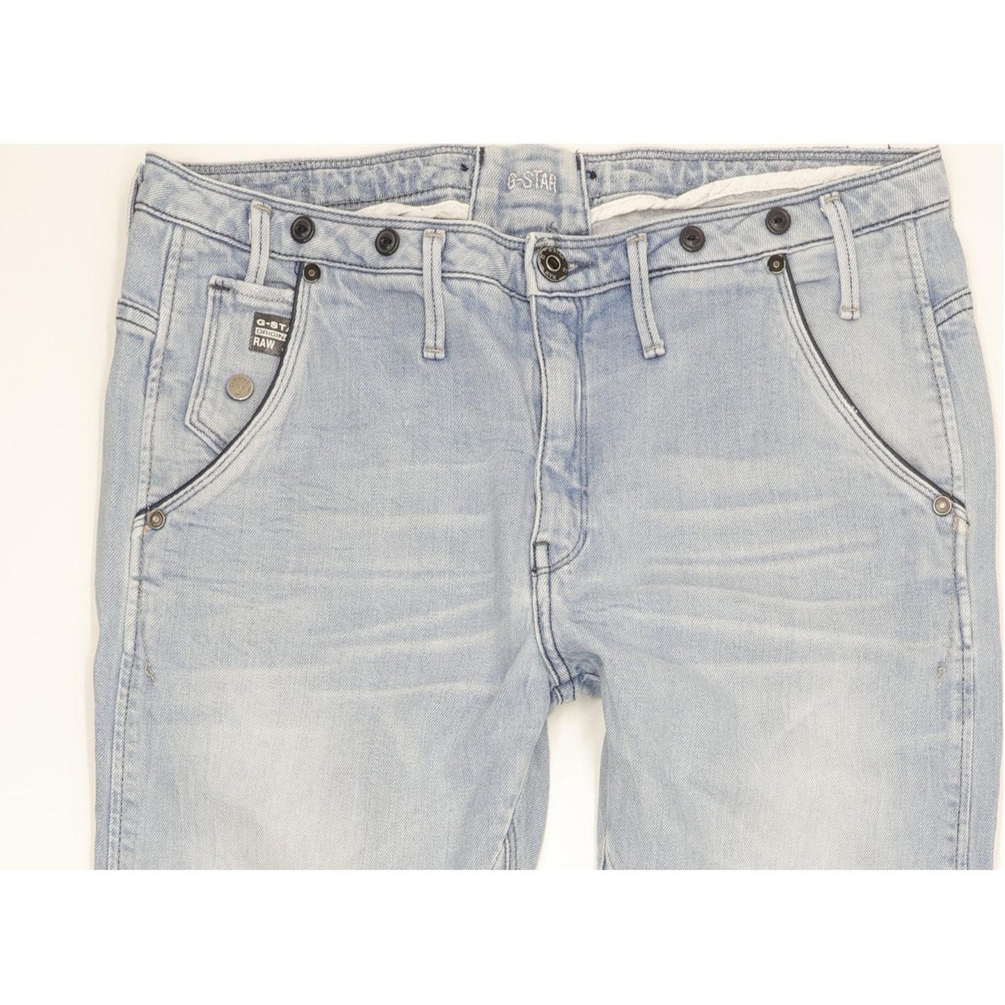 G-Star Arc 3D Women Blue Tapered Slim Stretch Jeans W28 L32