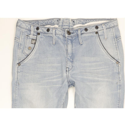G-Star Arc 3D Women Blue Tapered Slim Stretch Jeans W28 L32